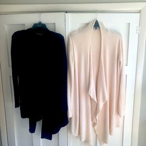 LOT OF TWO Barefoot Dreams S/M Cascade Cardigan